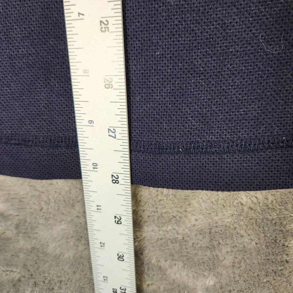 Banana Republic Henley Shirt Mens Large Tall Navy Blue Core Temp 654529-01